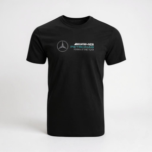 Polera Algodón AMG Petronas F1 Negra - Imagen 1