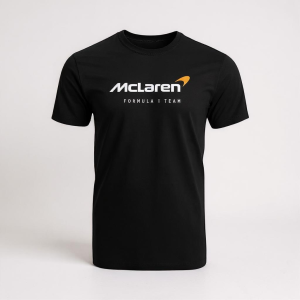 Polera Algodón McLaren F1 Negra - Imagen 1