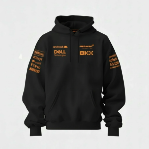 hoodie Unisex Escudería McLaren II Black - Imagen 1
