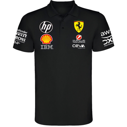Polera Modelo Pique DryFit Ferrari - Imagen 1
