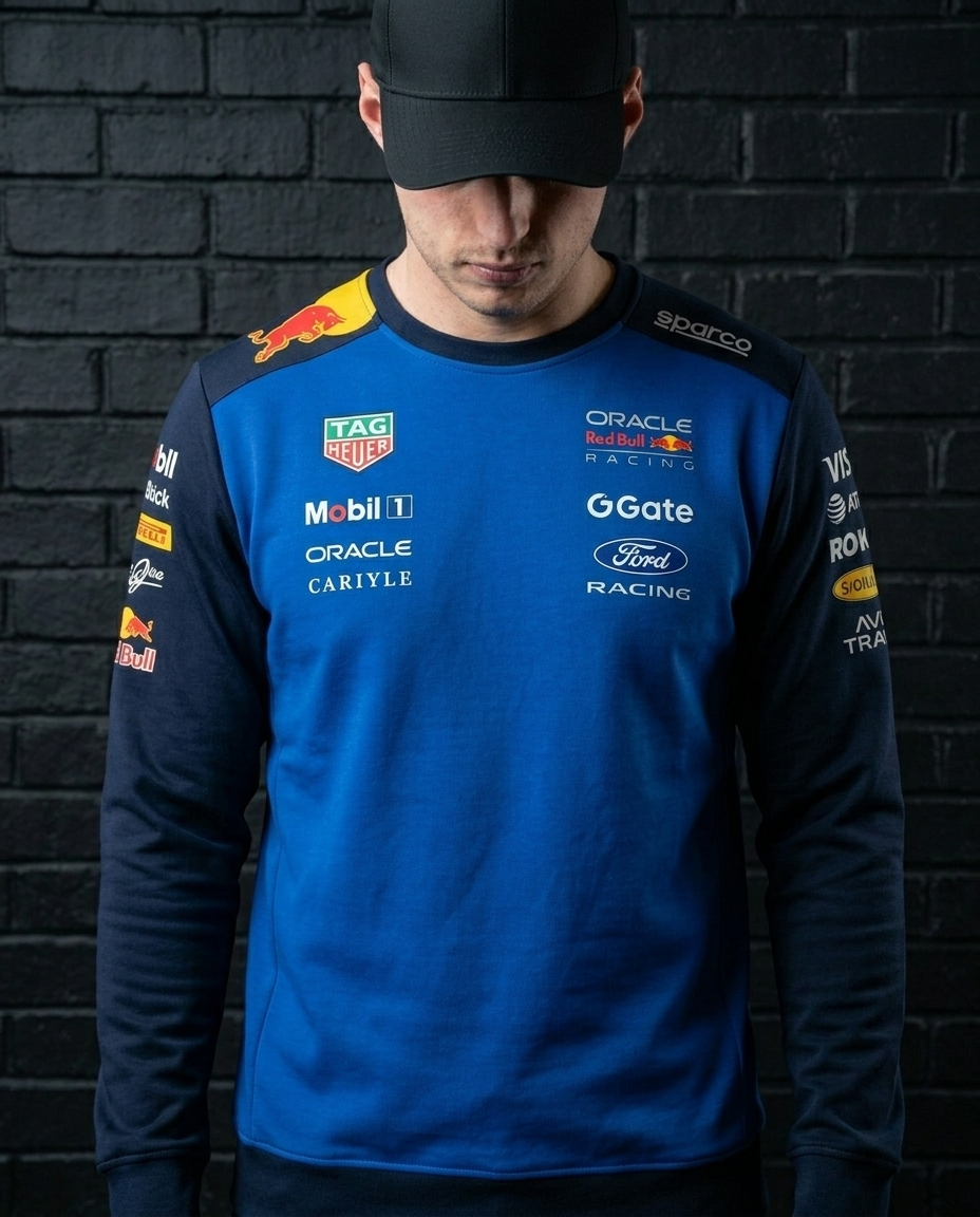 Poleron cuello polo Modelo RedBull 2026