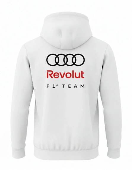 Hoodie Modelo Audi Revolut F1 White - Imagen 3