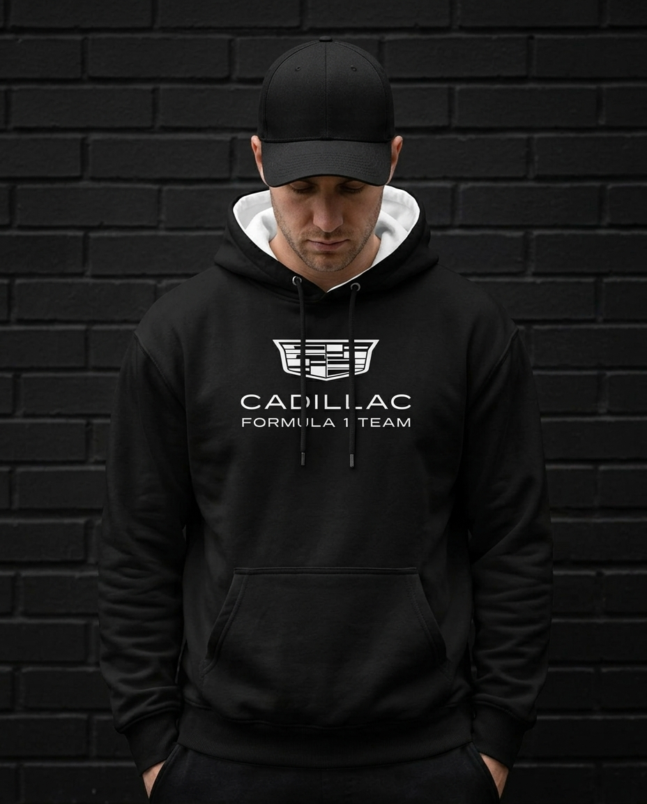 Hoodie Modelo Cadillac Black Sergio Perez