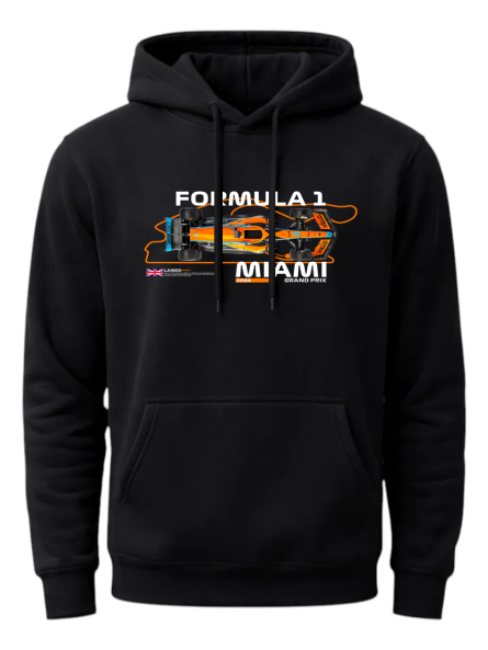 Hoodie Black Lando Norris Miami - Imagen 1